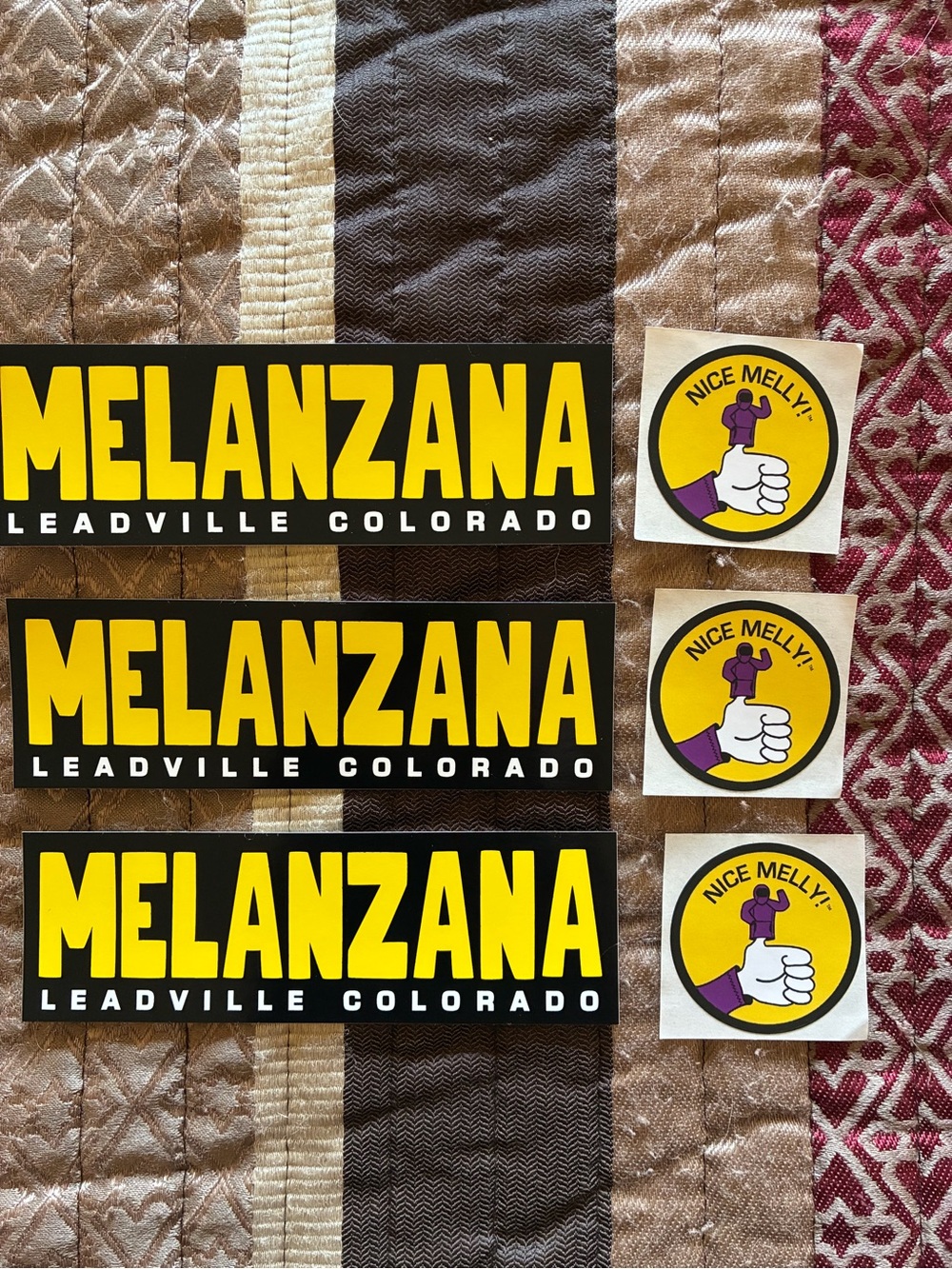 MELANZANA | set of 6!! Sticker Bundle
